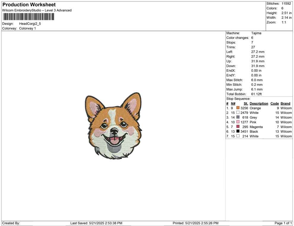 Head Corgi