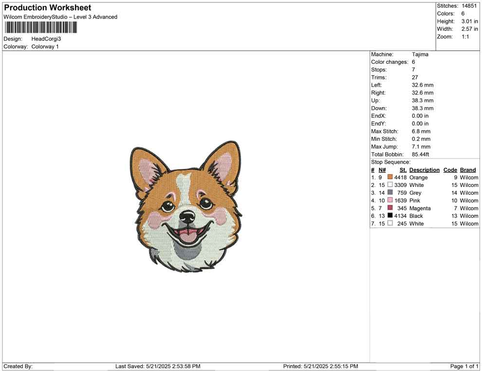Head Corgi