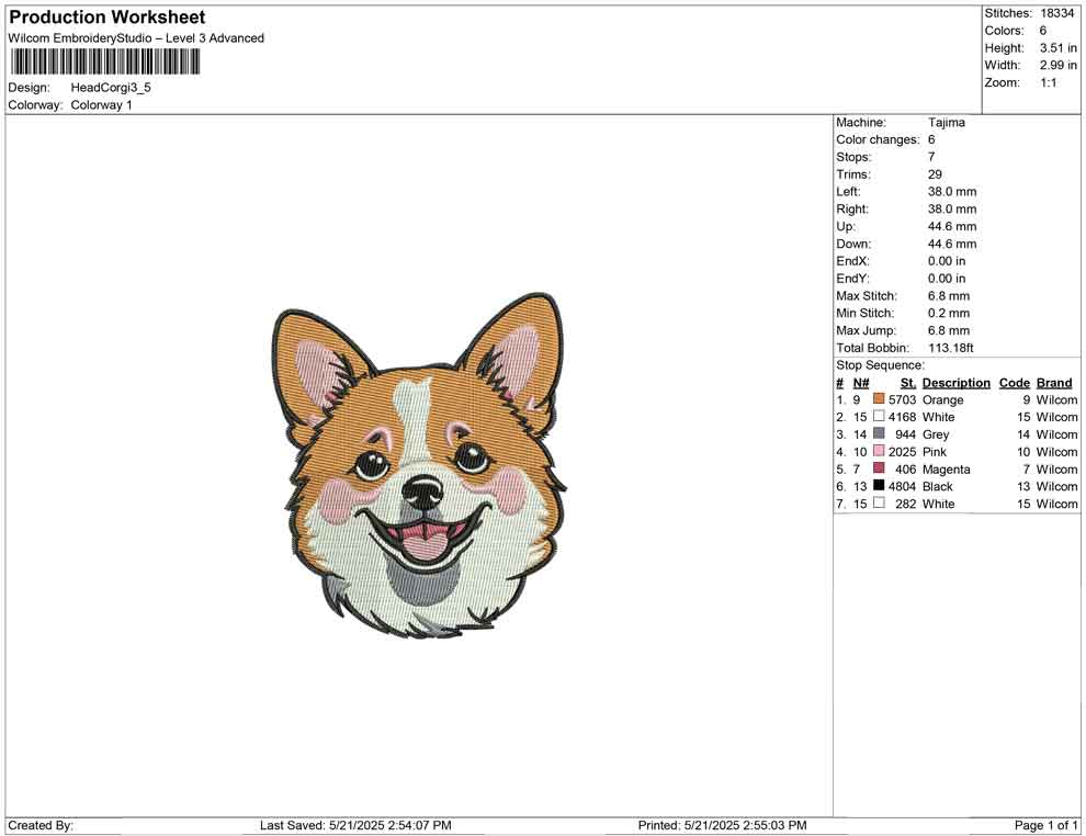 Head Corgi