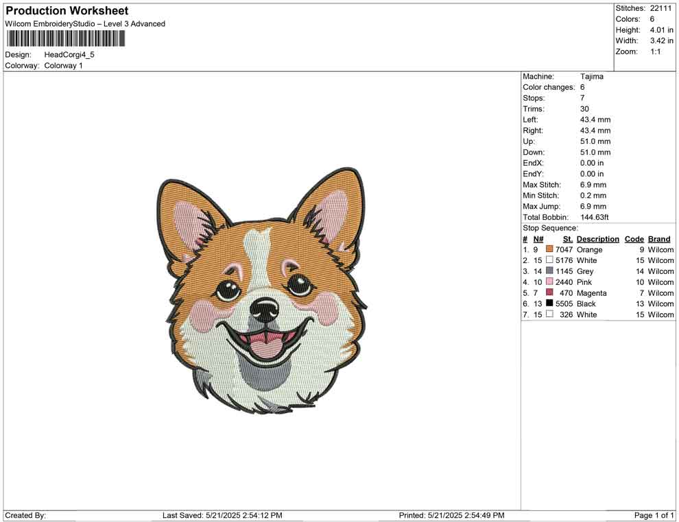 Head Corgi