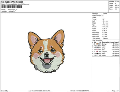 Head Corgi