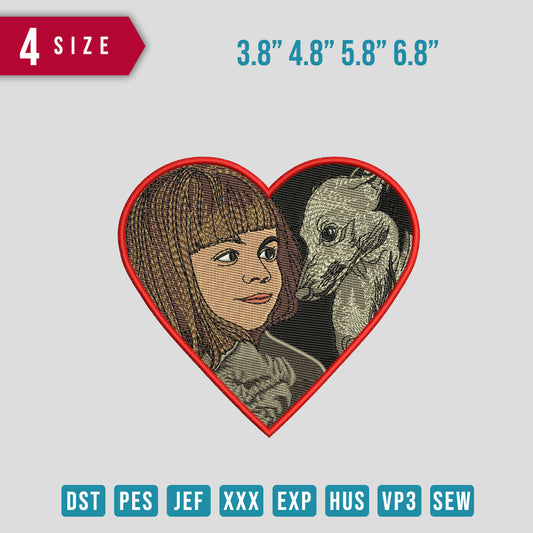 Heart Girl and Dog