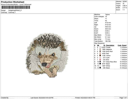 Hedgehug white