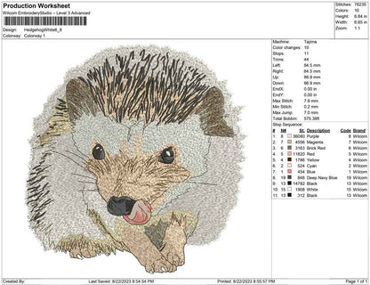 Hedgehug white