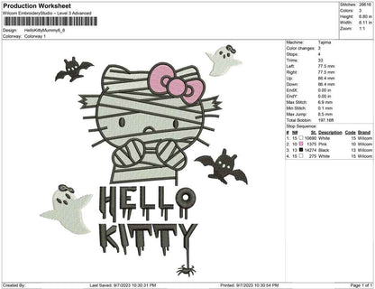 Hello kitty Mummy