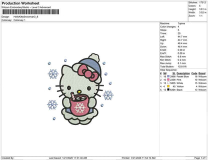 HelloKitty Snowman