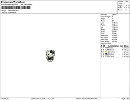 Hello Kitty Patch