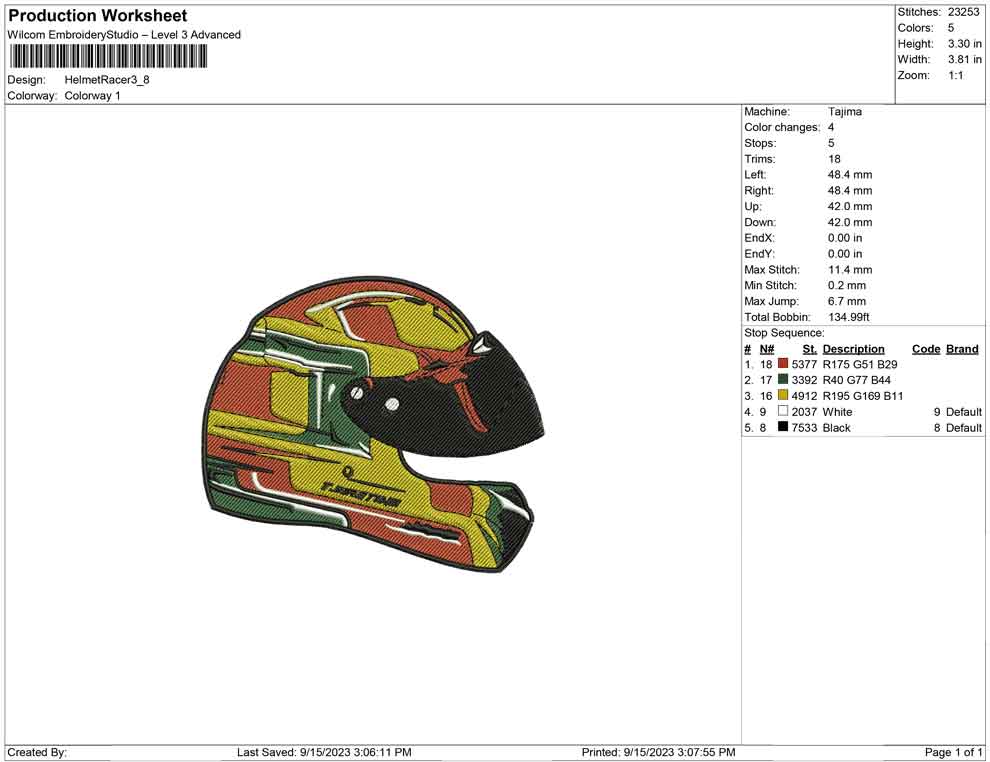 Helmet Racer