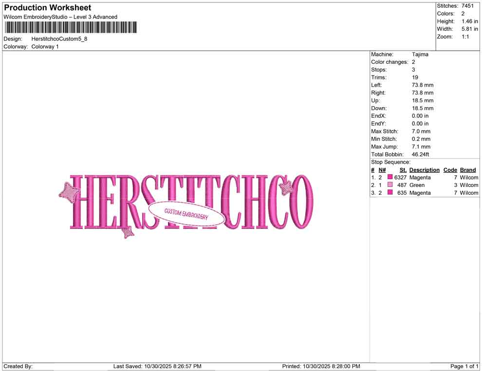 Herstitchco Custom