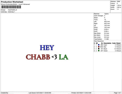 Hey Chabb