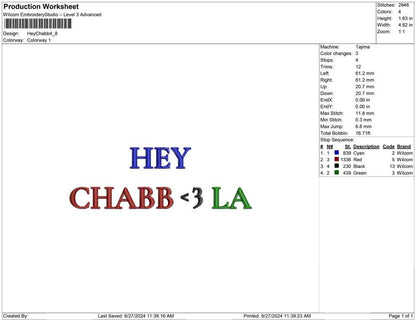 Hey Chabb