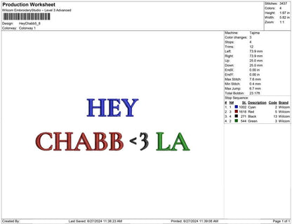 Hey Chabb