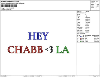 Hey Chabb