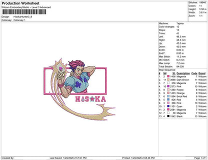 Hisoka-Plakat