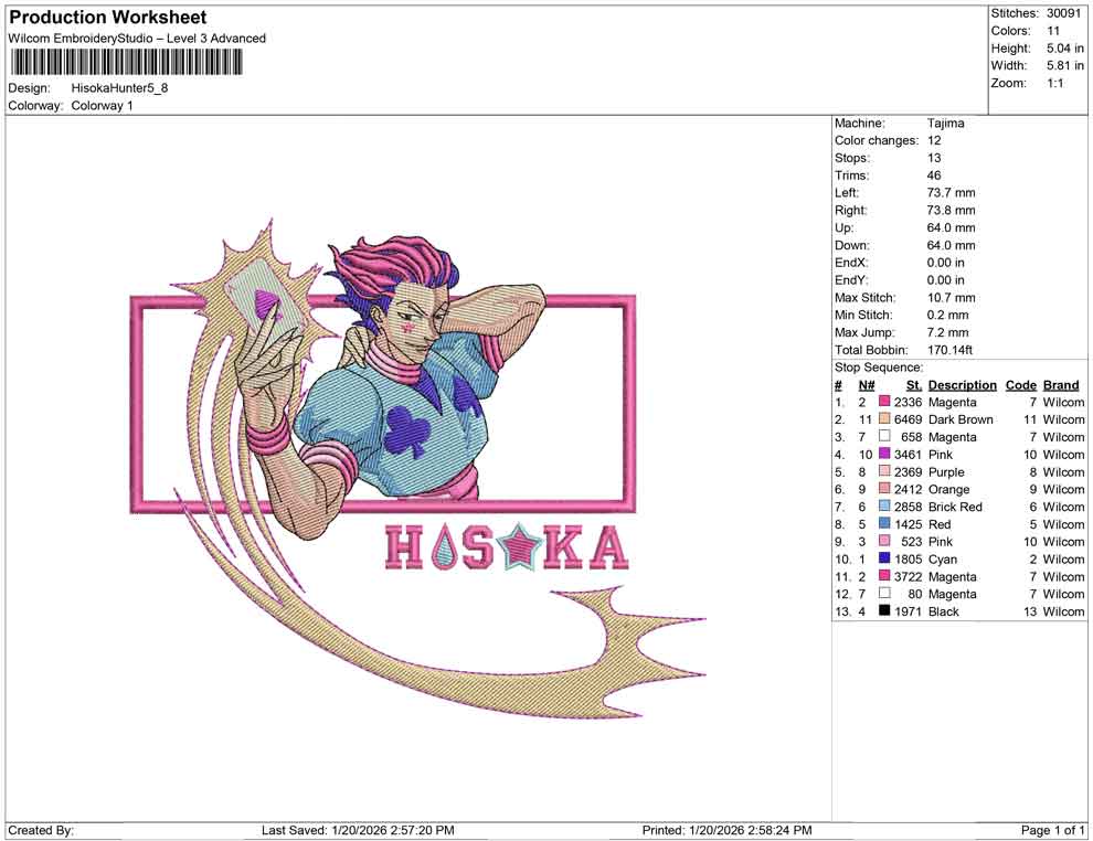 Hisoka-Plakat