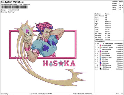 Hisoka-Plakat