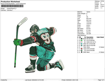 hockcey player