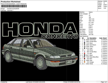 Honda Concerto