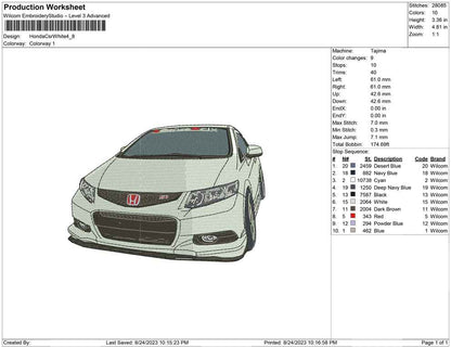 Honda Car White