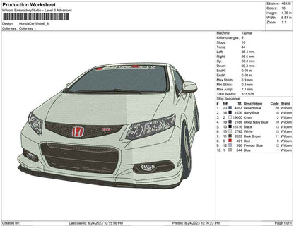 Honda Car White