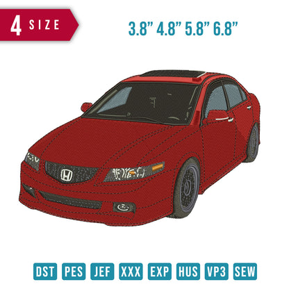 Honda red Car