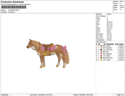 Horse Brown B