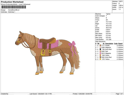 Horse Brown B