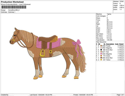 Horse Brown B