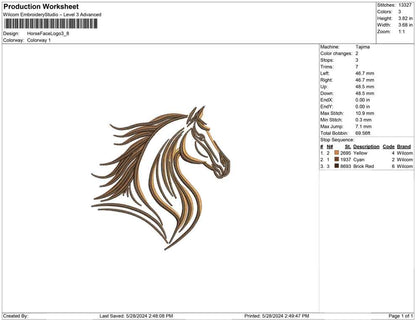 Horse Face Logo
