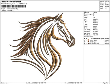 Horse Face Logo