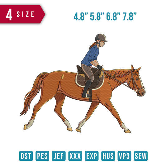 Horse Riding Woman
