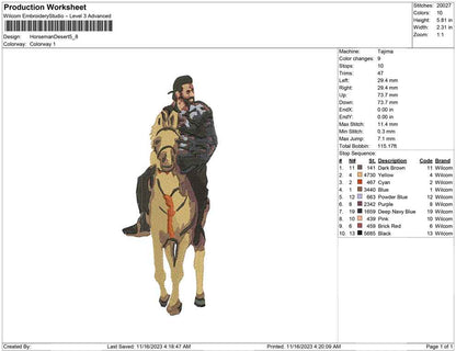 Horseman Desert