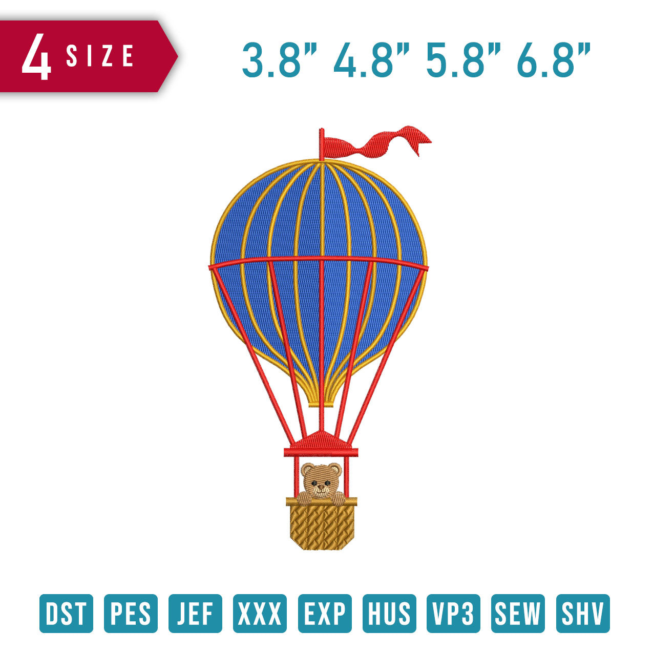 Hot Air Balloons Bear