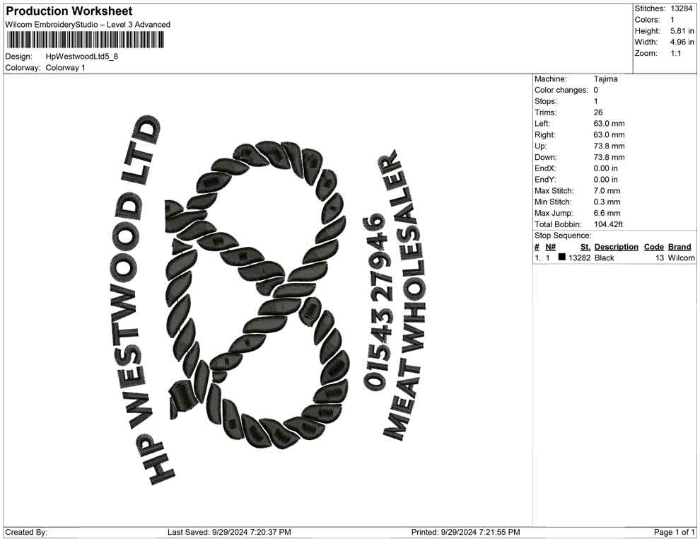 Hp Westwood Ltd