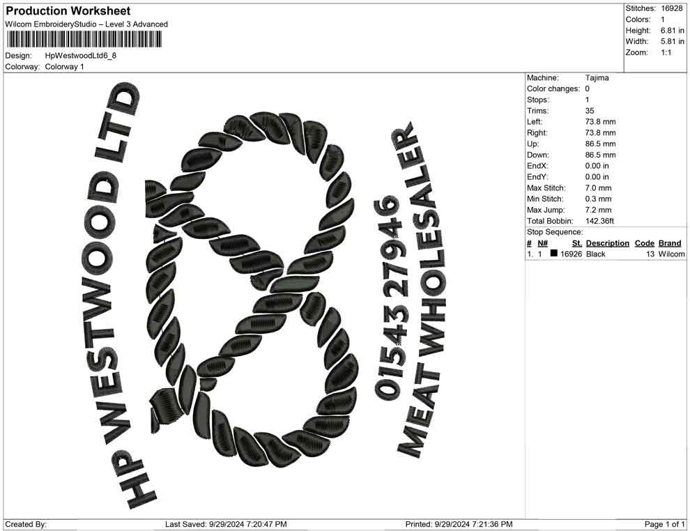 Hp Westwood Ltd