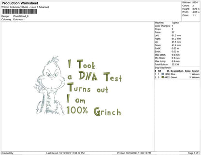 I took dna