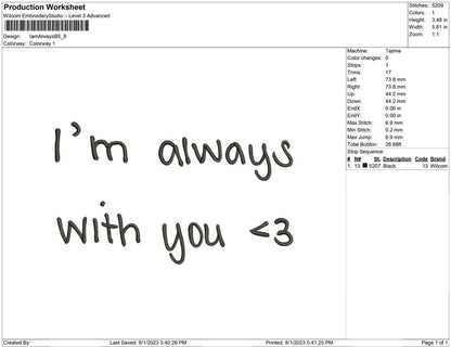 i'am always B