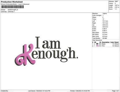 i'am Kenough