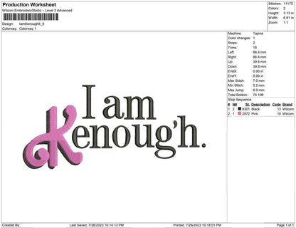 i'am Kenough