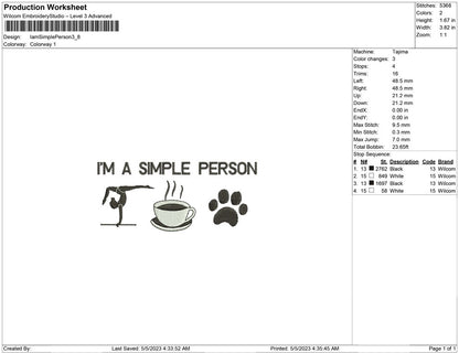 I'am Simple Person