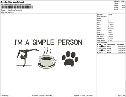 I'am Simple Person