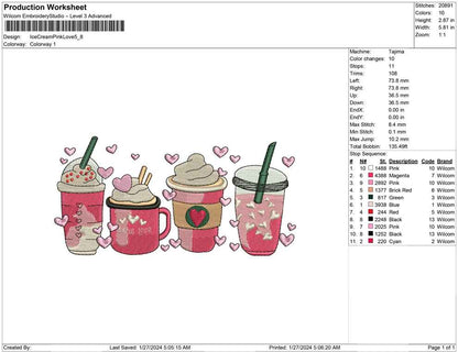 ice cream pink love