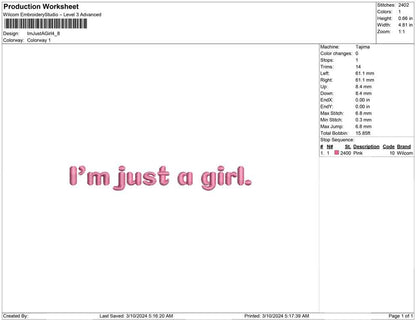 Im Just A Girl