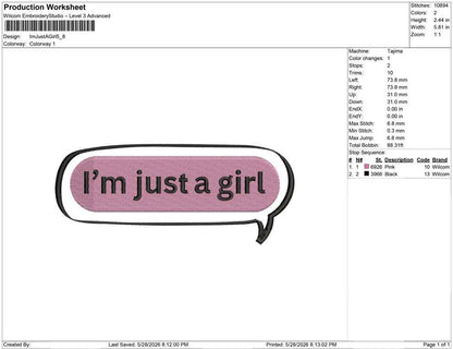 Im Just A Girl