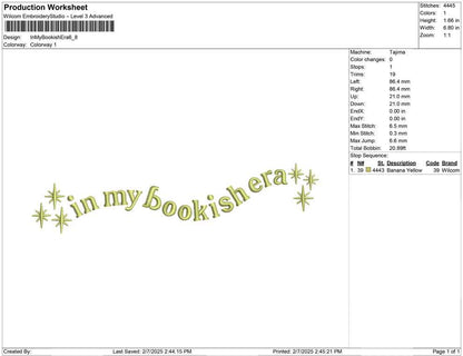 In My Bookish Era