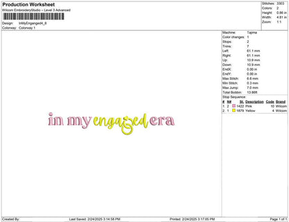 In My Enganged