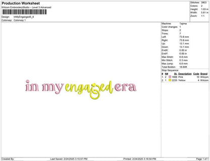 In My Enganged