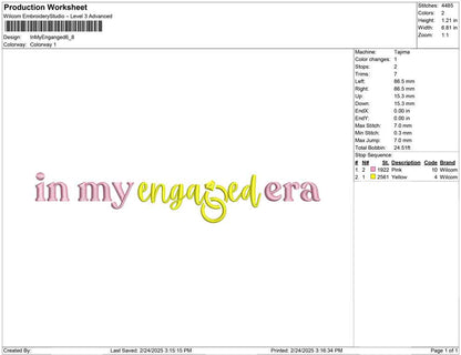 In My Enganged