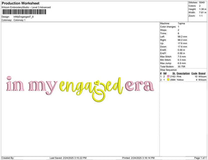 In My Enganged