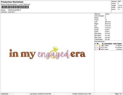 In My Enganged B